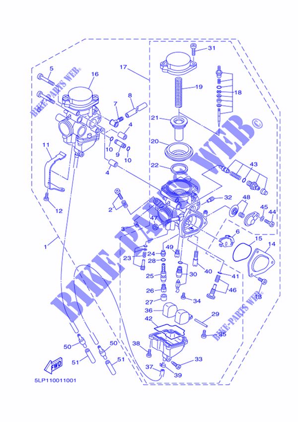 Yamaha Raptor 660 Carb Diagram