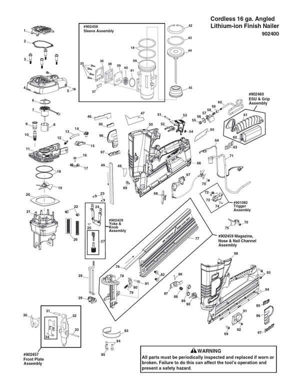 Paslode Nail Gun Diagram