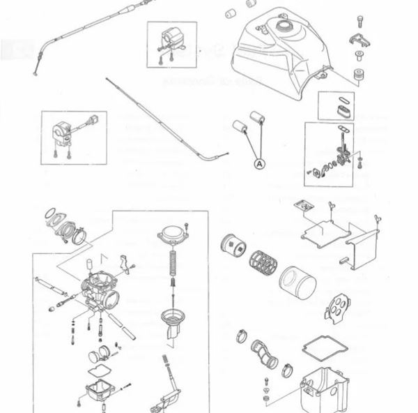 Kawasaki Bayou Carburetor Diagram