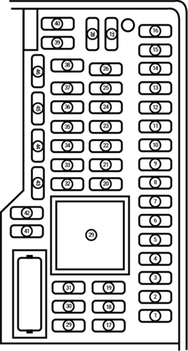 2011 Ford Mustang Fuse Box Diagram